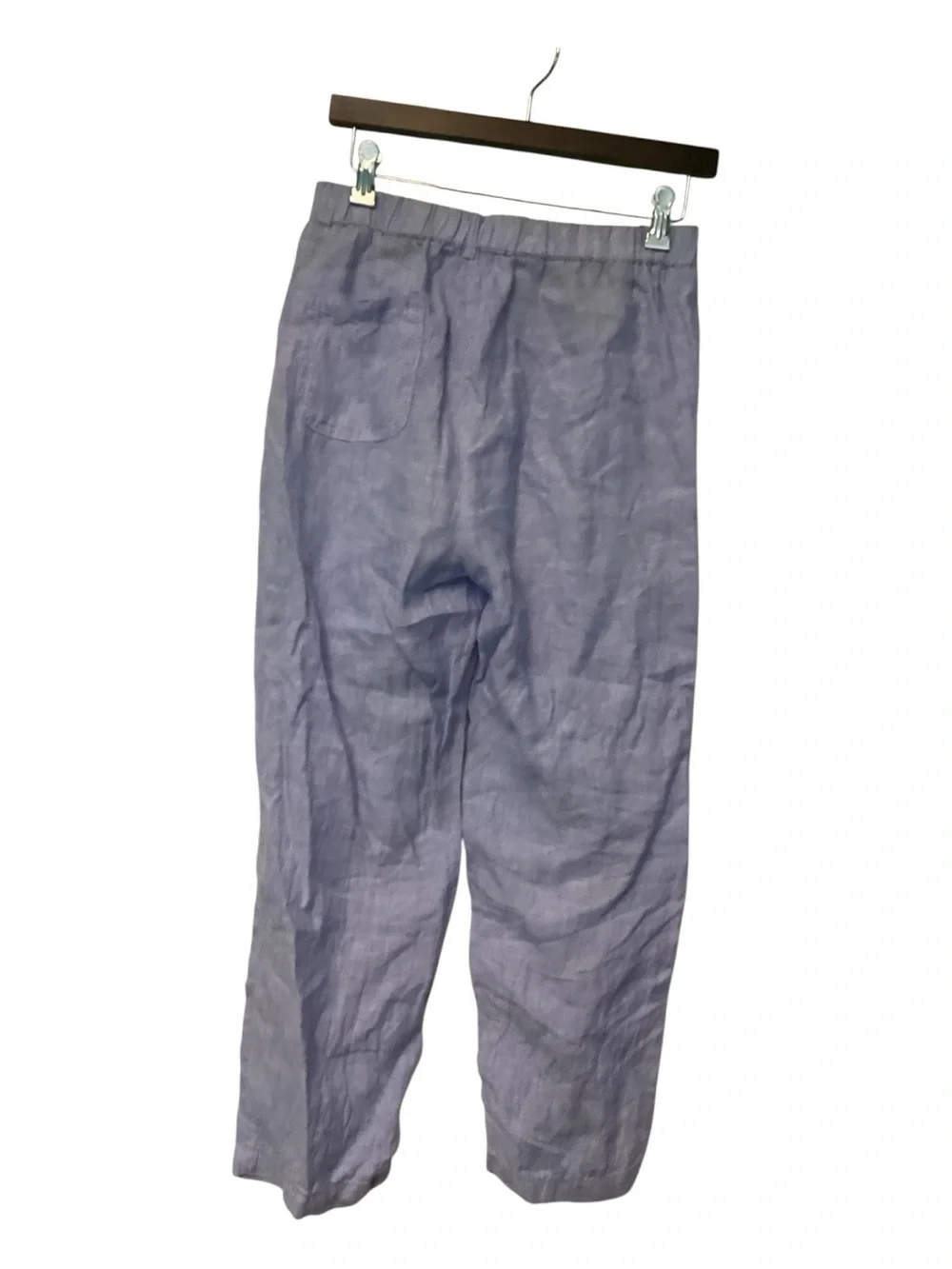 100% European Linen Pants-French Blue